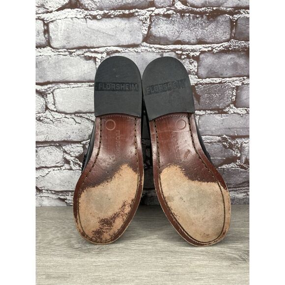 Florsheim 1892 Black Leather Slip On Penny Loafers Dress Shoes Men Sz 9D US/42EU main image 5